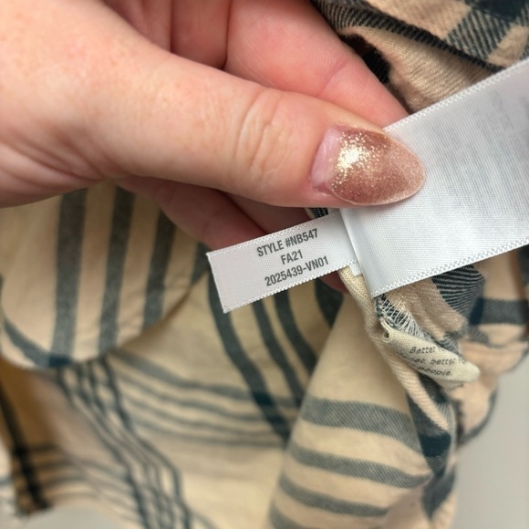 MADEWELL Oversized Ex-Boyfriend Swing Shirt in Windowpane - Picture 10 of 11